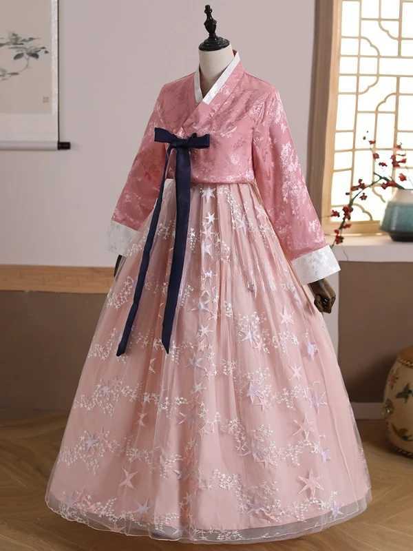 Ubranie etniczne Tradycyjne koreańskie odzież dla kobiet w sądzie narodowy kostium Hanbok scena taniec sukienka Korea Wedding Oriantal Dance Dress D240419