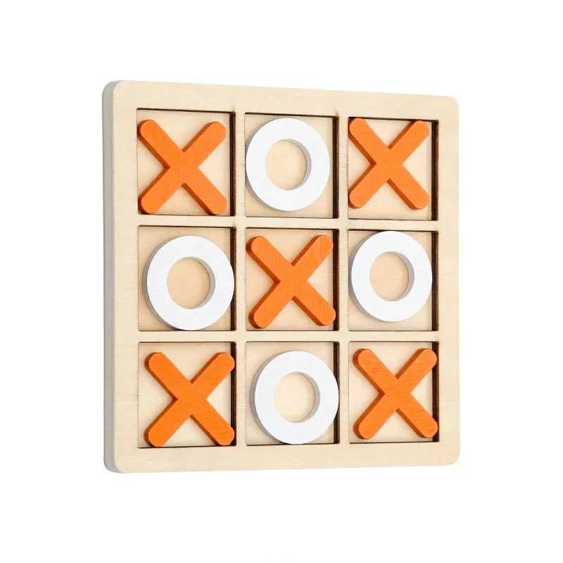 3D Puzzles Brain Training Table Game Leisure Board Toys Interactive Chess Games Educational Montessori Wooden Puzzle For Children Gift 240419