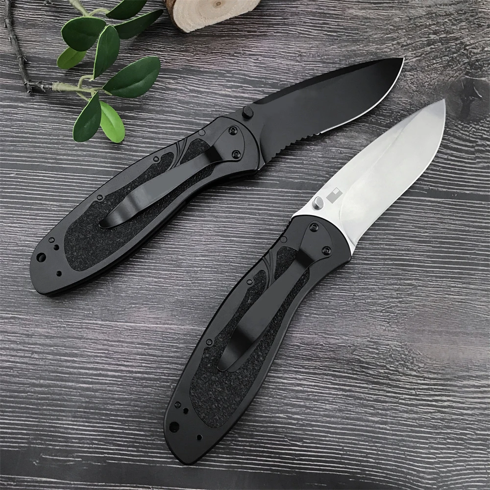 Nieuwe S30V Blade Aluminium Aluminium Legering Vouw Pocket Pocket Knife Buiten Camping Hunting EDC Tactische scherpe overleving Draagbare reddingsknide met zakclip