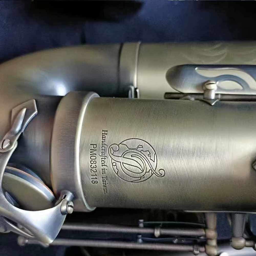 Vintage PMXA-66R Antique Bronze Tenor Saxophone B-flat Brass Woodwind Instrument with Accessories sax tenor