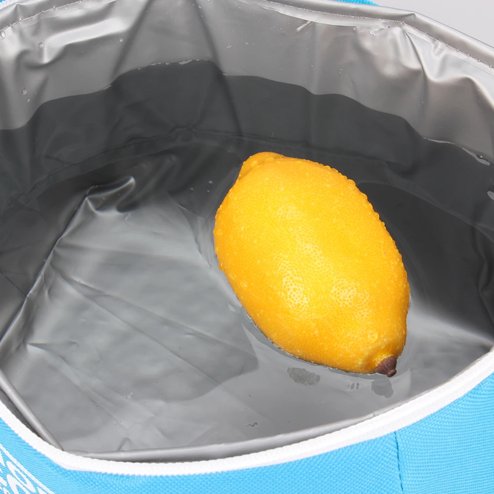 バッグSANNE 8L防水断熱型サーマルバッグソリッドカラークーラーバッグサーマルポータブル断熱ランチバッグで食べ物や飲み物を運ぶことができます