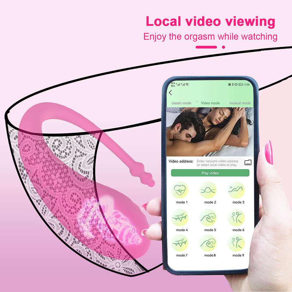 Resumen Vagina Bluetooth App Vibrators Clitoris Estimulación Vibrante Huevo G Masajería anal Masajería Sexo para mujeres Brasas portátiles