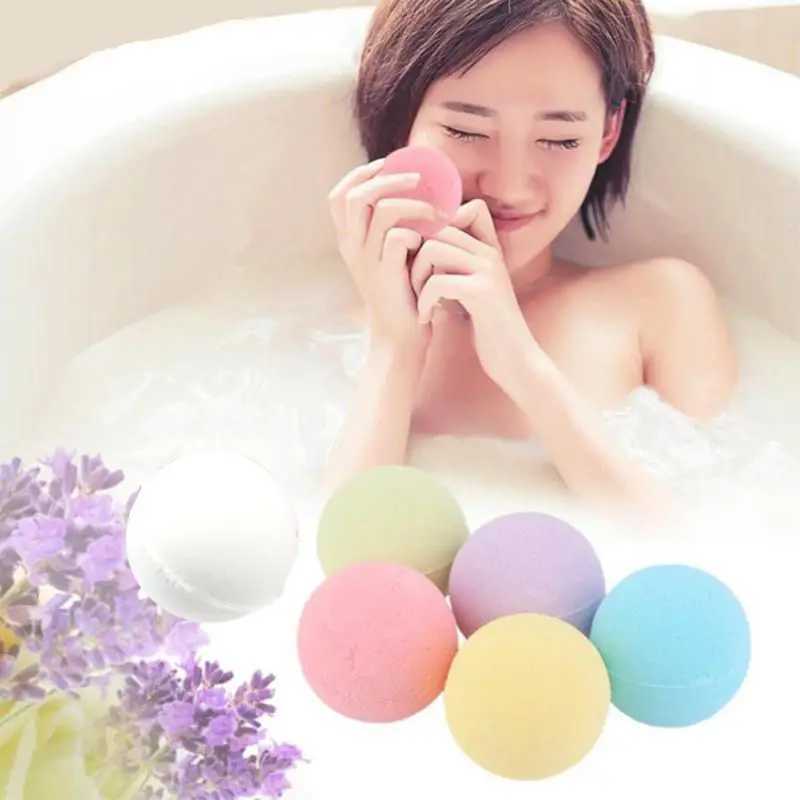 Bubble Bath Random 20g Bubble Small Bath Bombs Body Stress Relief Exfoliating fuktgivande dofteraromaterapi Spa Saltbollar Dusch D240419