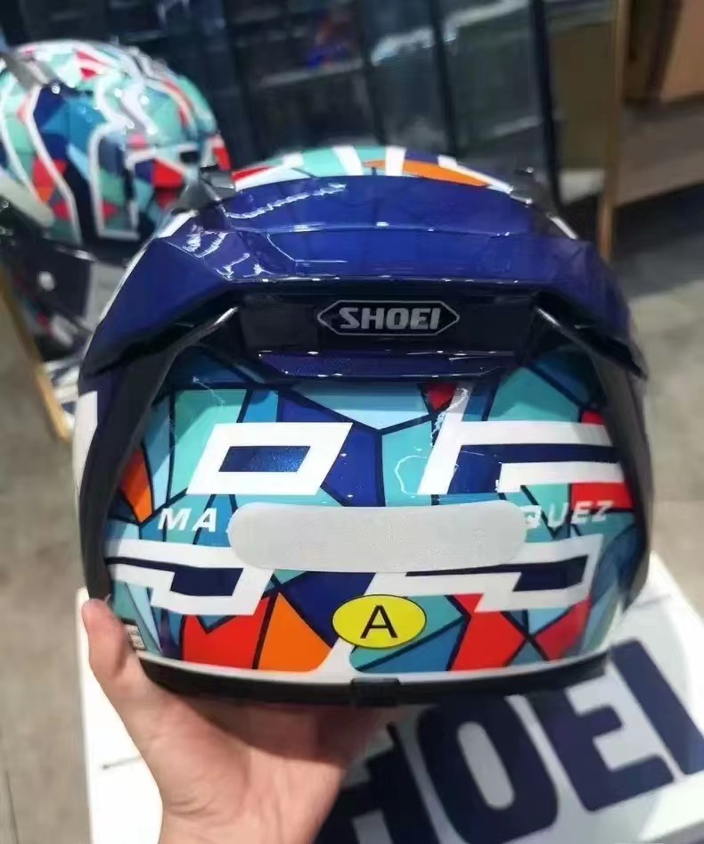 Full Face Shoei X15 X-Fifteen X-SPR Pro MM93 Marquez Barcelona Motorcykelhjälm Anti-dimma Visor Man Riding Car Motocross Racing Motorcykel hjälm