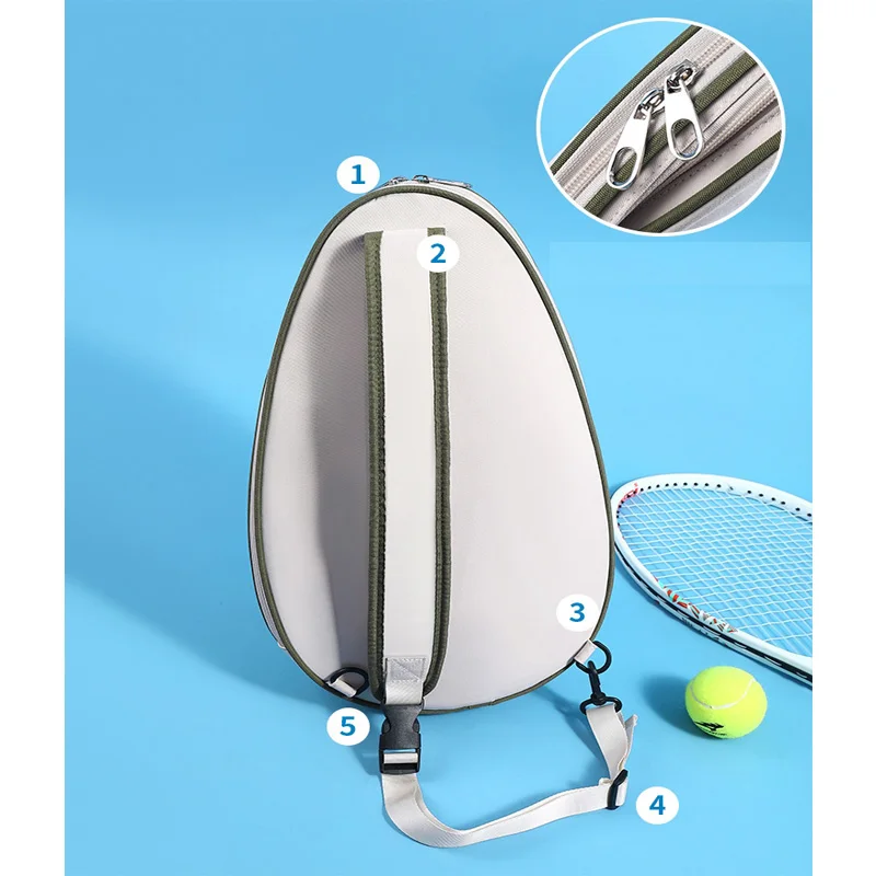 Väskor ny bärbar tjej tennispåse kvinnor tennis racket axel väskor utomhus gym sporthandväska 1pack raquete de tenis padel racket väska
