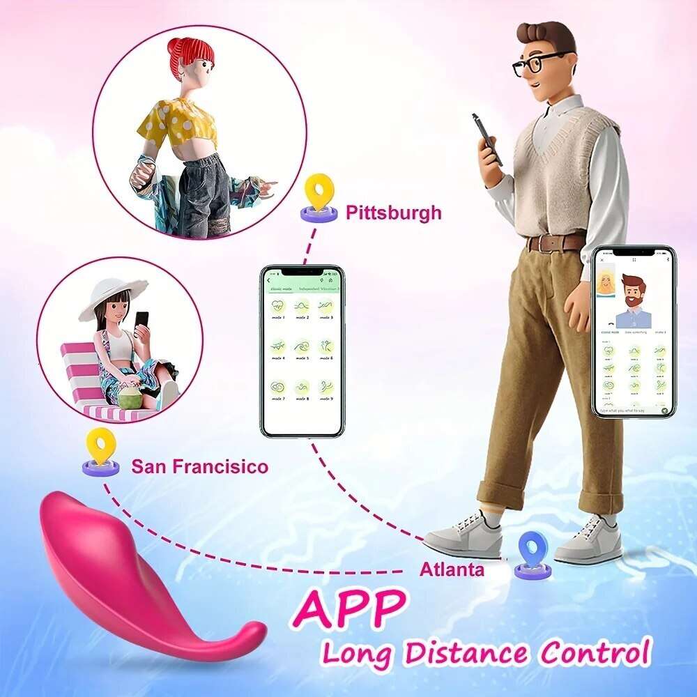 Briefs Wireless App Control Vibrator volwassen speelgoed voor Wome slipje Draag Clitoris vagina stimulator Massager vrouwelijke Maturbator sex shop