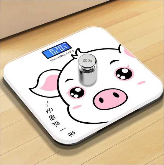 Body Weight Scales Lovely style Body Fat Scale Scales Smart Wireless LED Digital Bathroom Weight Scale Body Composition Analyzer Weighing Scale 240419