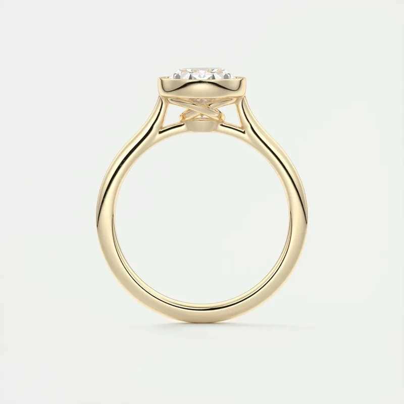 Solitaire yüzüğü orijinal 925 sterling gümüş solitaire yüzüğü oval kesim 5a zirkonia lab