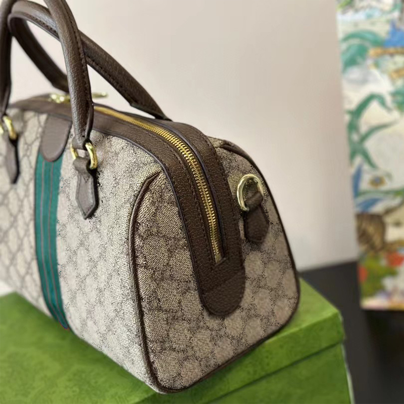 Klassisk Boston Designer Bag man stor kapacitet Tygväska Designer Purse Luxurys handväskor Kvinnor Kopplingsväskor Travel Shopping Totes Lady Fashion Bag Gift