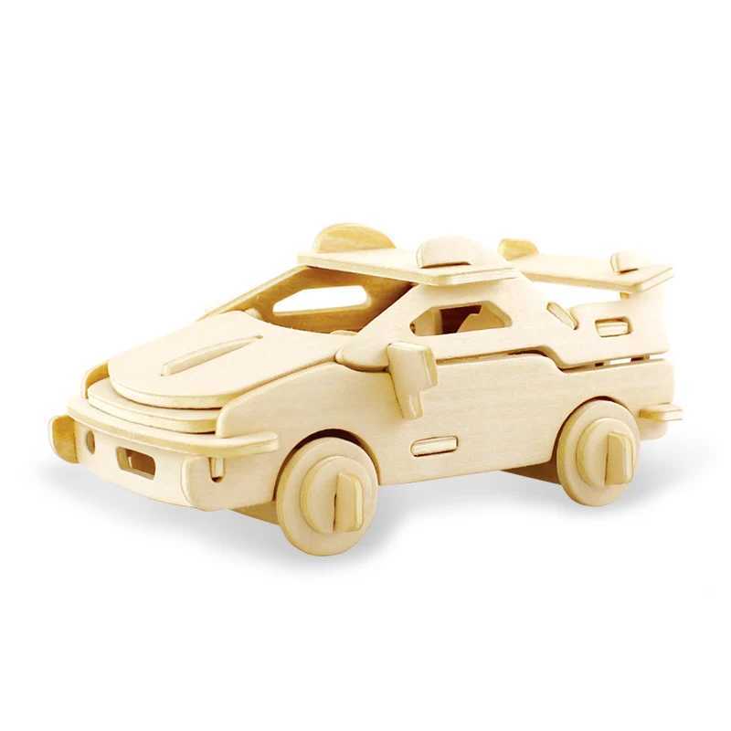 Puzzles 3D Puzzle 3D DIY WOOD PUBLIP TOUT MILITAL SHIRIE MODEAU MODEAU DE VÉHICULE DE TANK CRÉATIVE Éducation assemblée Puzzle Toys Gifts for Children Kids 240419