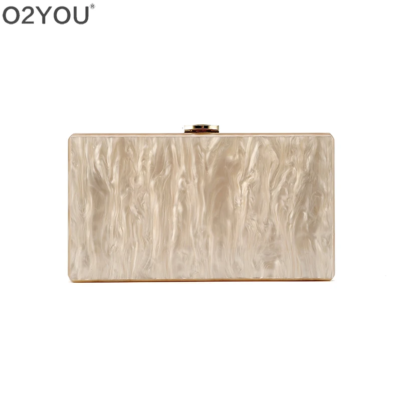 Shell Pearl Nude Colore Acrilico Borsa della frizione Borsa Black Inside Women Bridal Spalla Messenger Travel Beach Beach Acrilic Clutch