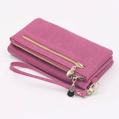 Wallets Long wallet women men's soft leather wallet high quality women's clutch purse long female wallet zipper for men