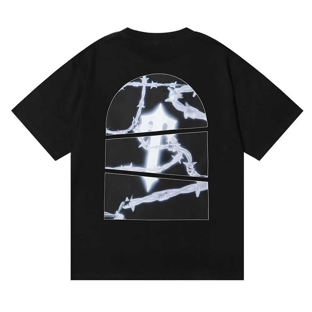 T-shirt maschile FRAN DRIFT THIRT UOMINA Tops Hip Hop Streetwear 100%Cotton Aesthetic Alta qualità Abbigliamento vintage a più oversize J240419