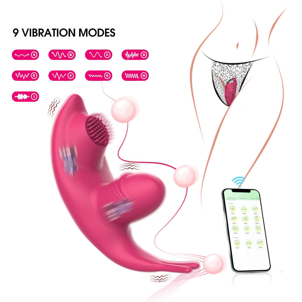 Briefs Wear Mini Vibrator Women Lick Panties Clitoris Stimulator Remote Control App Bluetooth Vibrators for Female Adults Sex Toys