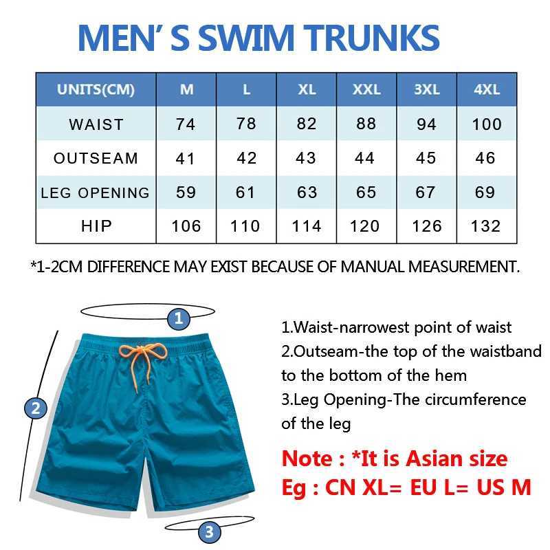 Men's Shorts Brand Datifer Board Shorts Men Breathable Sport Swimming Pants Solid Color Elastic Waist Beachwear Summer Swimsuits 240419 240419