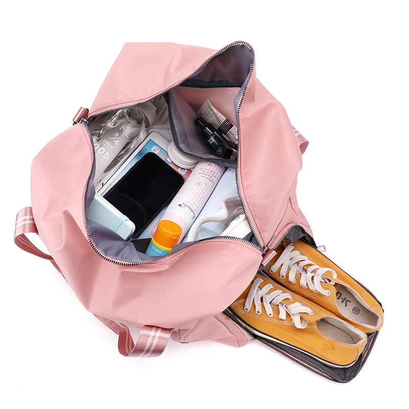 Väskor aottla vattentäta kvinnor handväska resväska multifunktion axelväska för damer crossbody väska sport gymnastik väska kvalitet bagagepåse