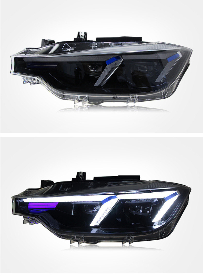 Full LED-strålkastare för BMW 3Series F30/F35 20 13-20 18 320 325 DRL Dynamisk signaldag för strålkastare
