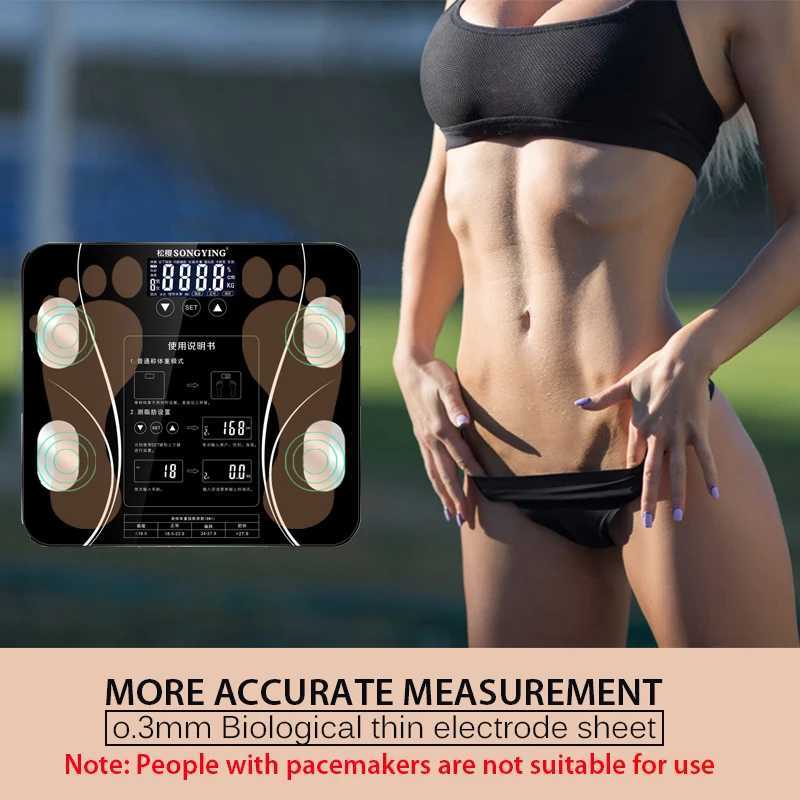 9T7S Body Weight Scales Fat bmi Scale Digital Human Weight Mi Scales Bluetooth-compatible Floor lcd display Body Index Electronic Smart Weighing Scales 240419