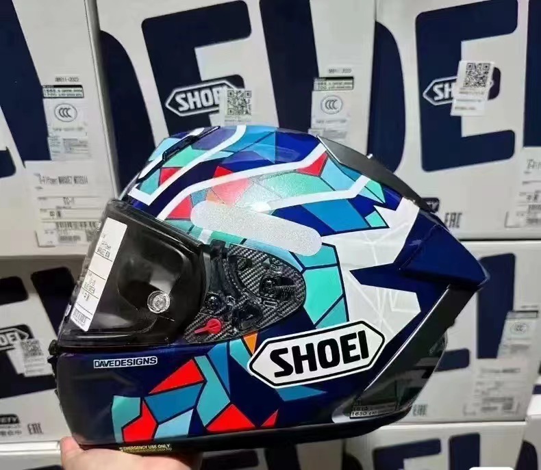 Полная лицо Shoei X15 X-Fifteen X-SPR Pro MM93 Marquez Barcelona Мотоциклетный шлем против козырька Антипрокат-козырька езда на автомобиль мотокросс Racing Motorbike Helmet