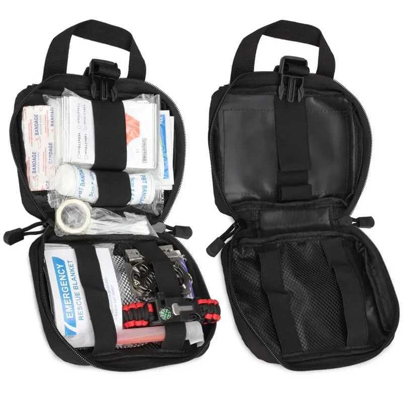 CPWB First Aid Supply Actualate Tactical EMT Pouch Rip Away Molle Medical Kit Ifak Kit First Aid Kit Viaje al aire libre Bolsa de supervivencia de mergencia D240419