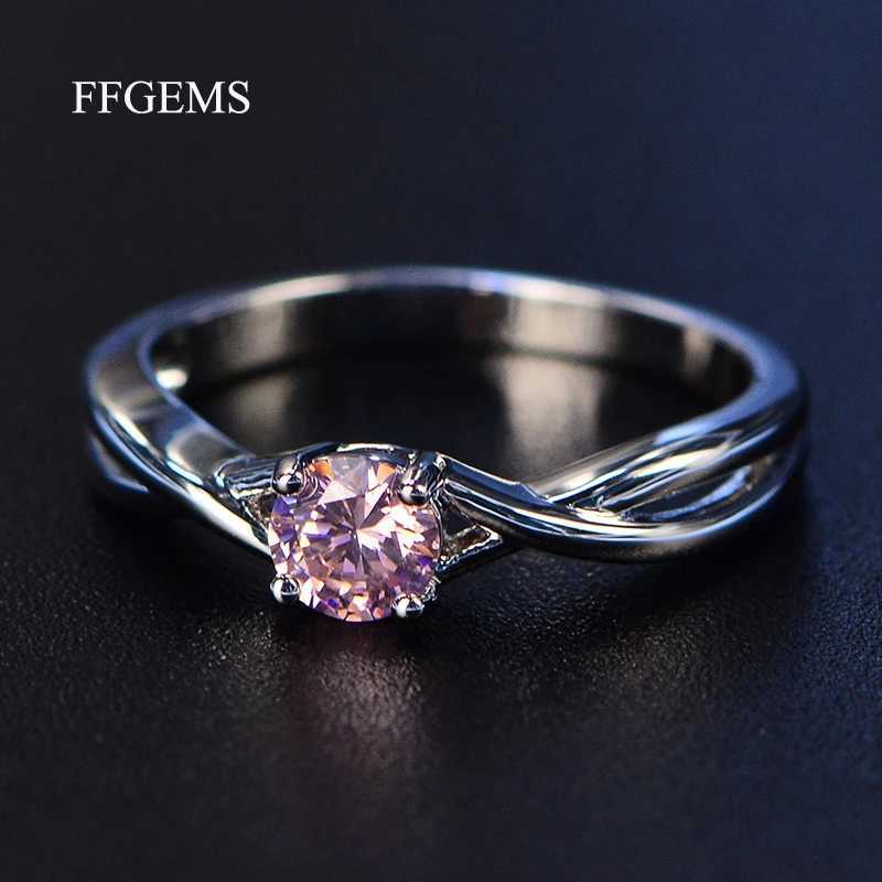 Кольцо солятерии Ffgems Gemstone Zultanite Amethyst Silver Ring Blue Sapphire Ring Silver 925 Ювелирные кольца для женщин для женщин. Обручальные кольца D240419