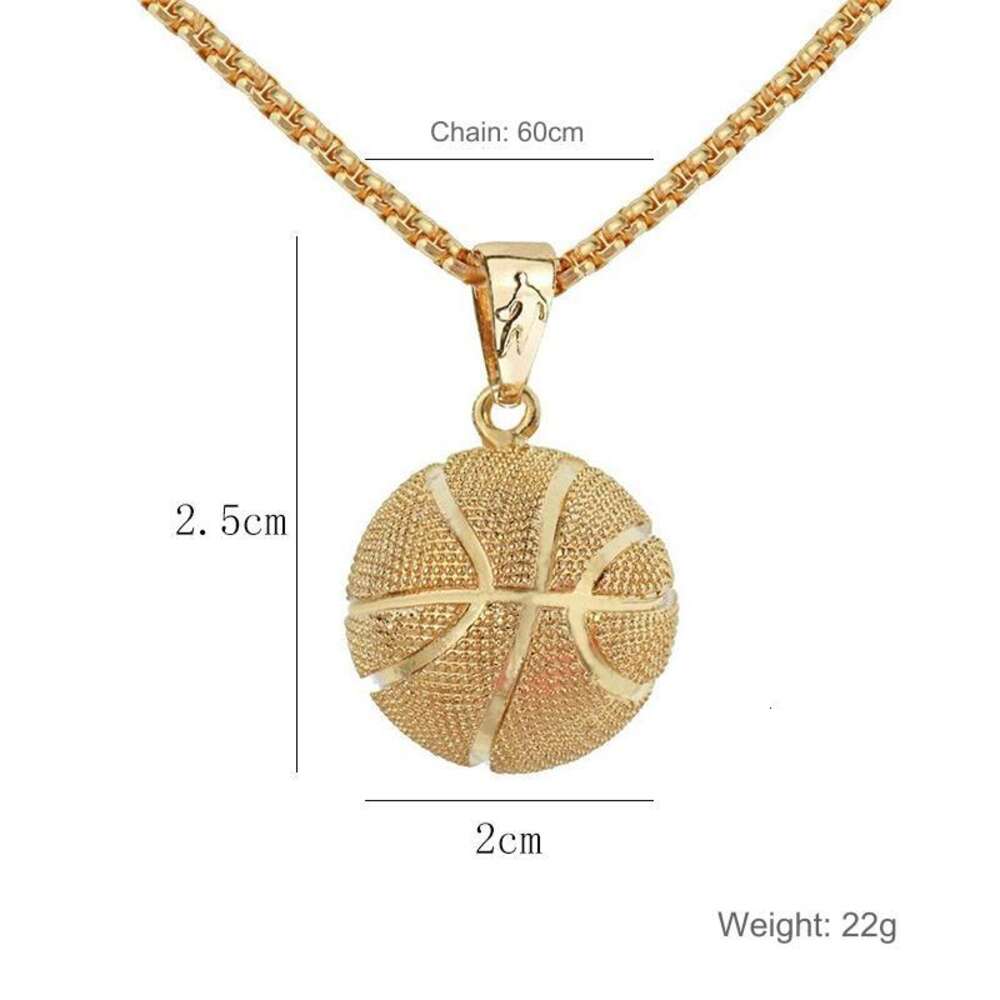 Cup Temu Jersey World Number Gold plated Pendant Necklace