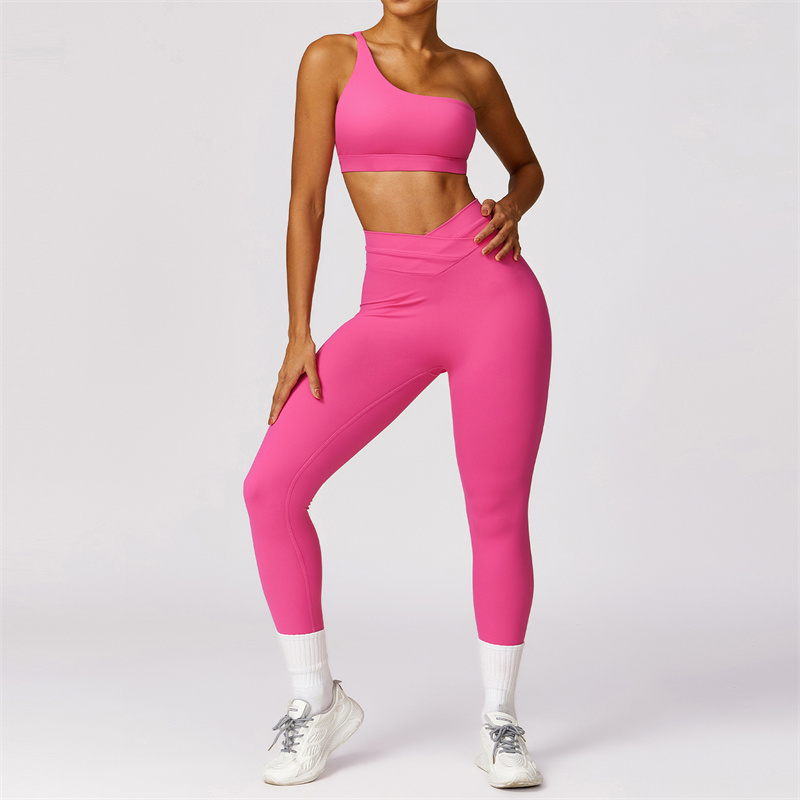 LL8578 Women Yoga Outfit Due pezzi set di pantaloni pantaloni Sport palestra che corre bravo elastico reggiseno elastico in forma sportiva ad alta vita a fitting in vita ad alta vita traspirante