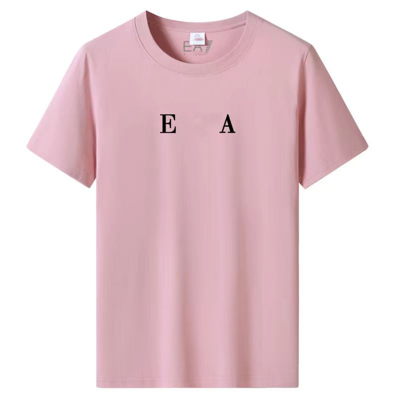 Designer Fashion T-shirt chest letter short sleeve High street loose oversized casual T-shirt 100% cotton top