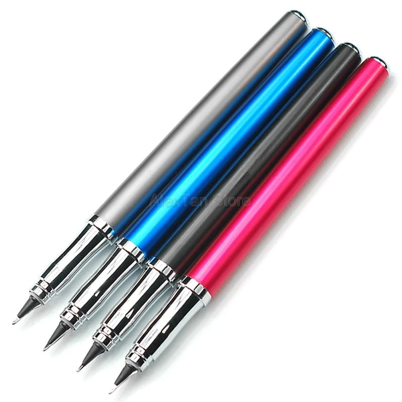 Pens Hero 3266 Luxury 0.5mm Iridium Nib Steel Fountain Pen 360 Degree Inking Pens For Office Home School Supplies