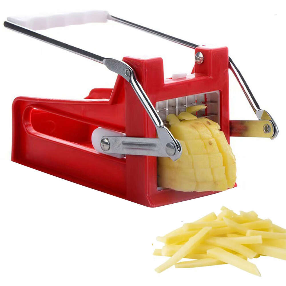 Nieuwe roestvrijstalen aardappel Slijpliceer French Cutter Commercial Groente Chopper voor restaurant Home Kitchen Tool