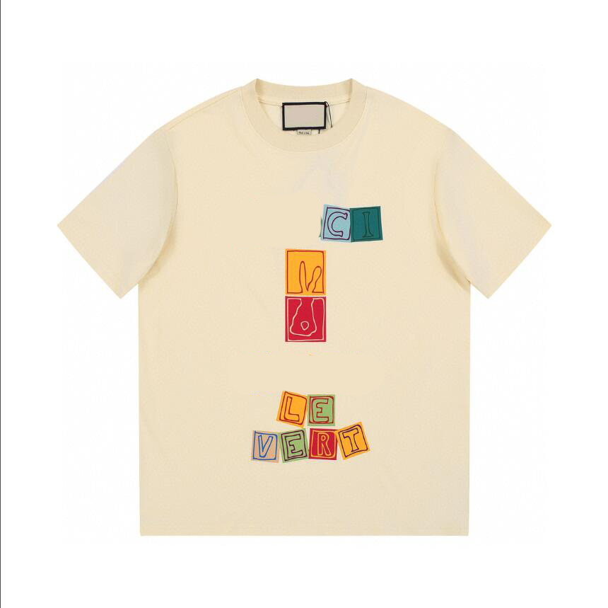 Дизайнерские мужские рубашки женщины T Roomts Fashion Clothing Emelcodery Письма Бизнес с коротким рукавом Calsic Tshirt Skateboard Casual Tops Tees#171