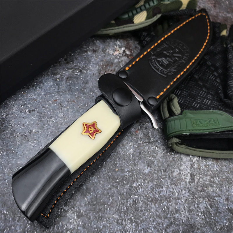 Ryska Finka NKVD-jakt Fixad Blade Knife Survival Knives EDC Camping Militärkniv Multifunktion Taktiskt verktyg Bushcraft Outdoor Self-Defense Survival Knife Knife