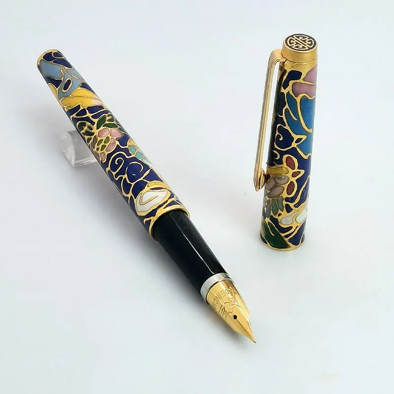 Pens China's Old Inventory Iridium Yong Sheng 320 Fountain Pen and BallPoint Pen Cloisonne Pens In The 1990 s 