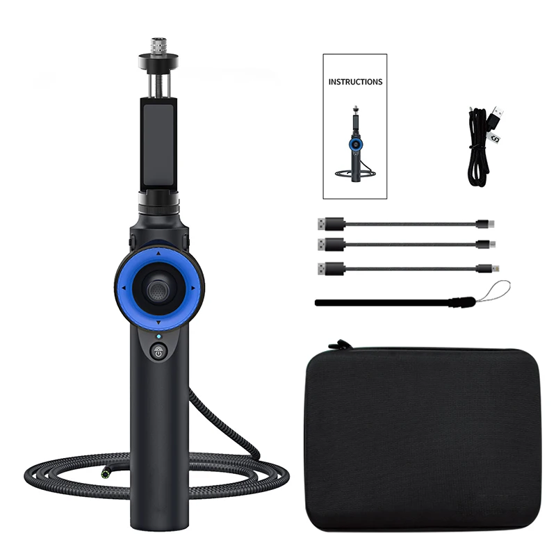 Telecamere da 6,2 mm da 5,0 MP a 360 gradi Industrial BORESCOPE Endoscopy Cars Scamera iPhone Smartphone Android