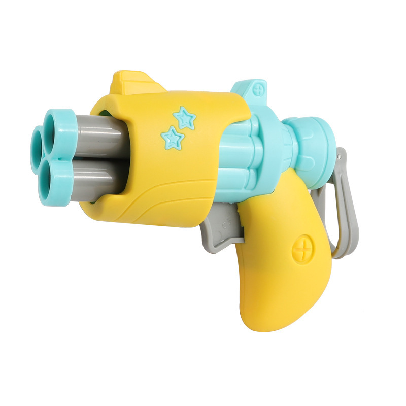 Boy's Radish Toy Mini Gun Manual Bullet Soft Gun Gun Gun Fun Intérieur pour enfants Pistolet