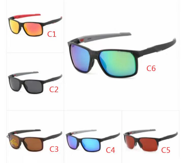 Lunettes de soleil de créateurs Lunettes de soleil d'ombre d'été UV400 pour hommes Sports Lunettes de soleil Riding Bike Sun Glass Polarisation Lens Reco Color revêtu TR-90 Frame