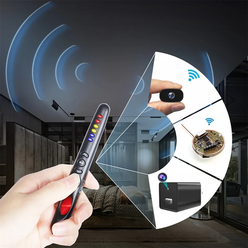 Kameras G718 Anti -Kamera -Detektorschutz Alarm Multifunktion Mini Wireless WiFi Tester RF Signal Device Scanner