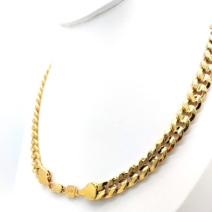 Mens Miami Colar Chain Chain Colar 18K Acabamento de ouro 10mm Big Men de 24 polegadas Hip Hop225g de Hip225g de 10 mm