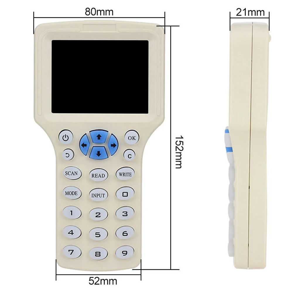 Control RFID NFC IC ID Reader Frequency RFID Access Control Card Duplicator Cloner NFC Encryption Card Writer Smart Key Copier