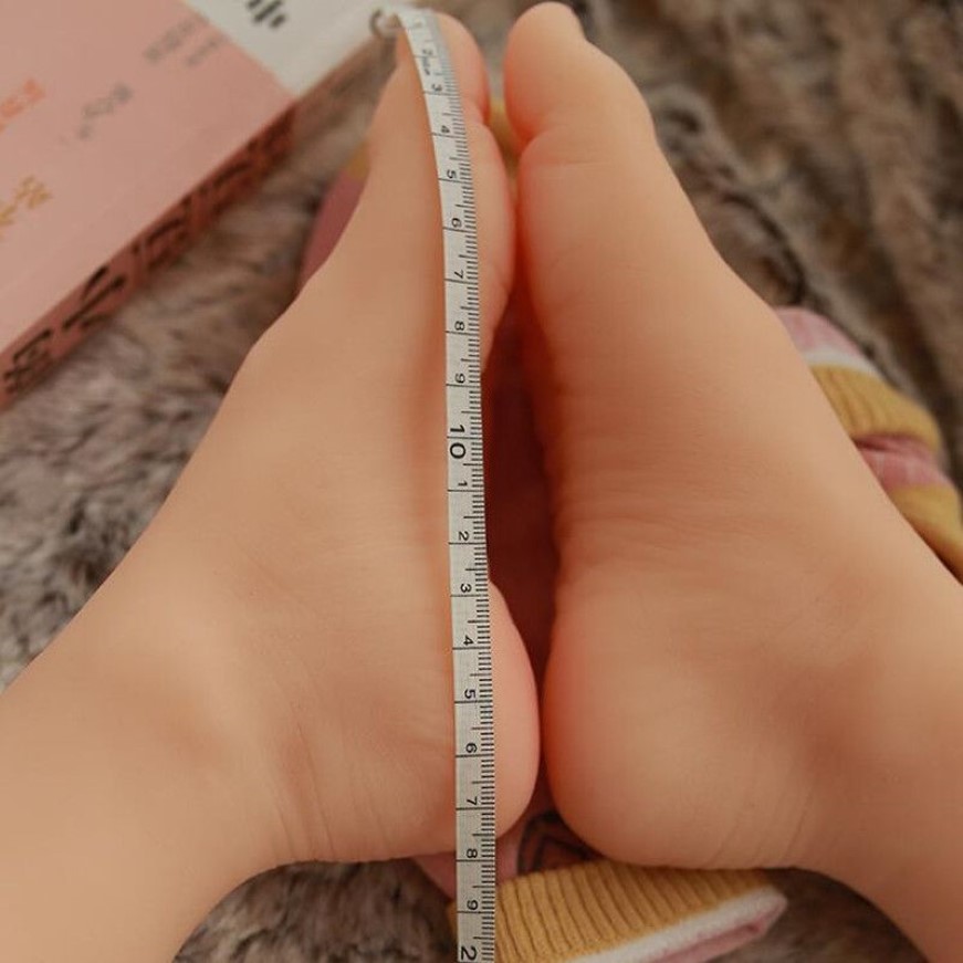 Tpe Real Female Child Foot Art Mannequin Doll Torso Blood Vesse Silicone Pography Silk Stockings Jewelry Soft Silica Gel D198272Y