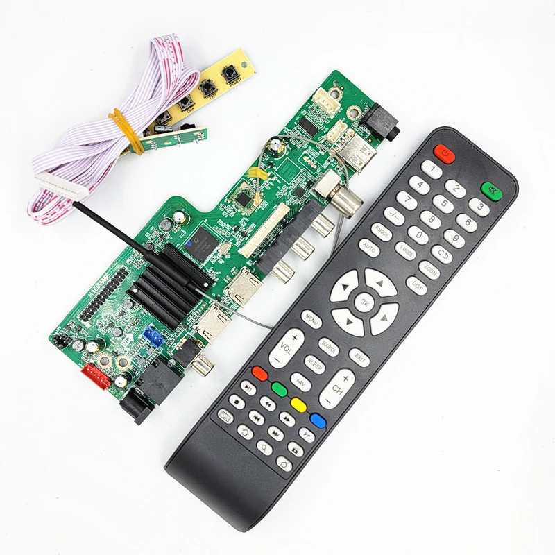 Contrôle Android 9.0 1G + 8G M368V3.0 Intelligent Smart Wireless Network WiFi TV LCD Driver Board Contrôleur Universal Board 7key