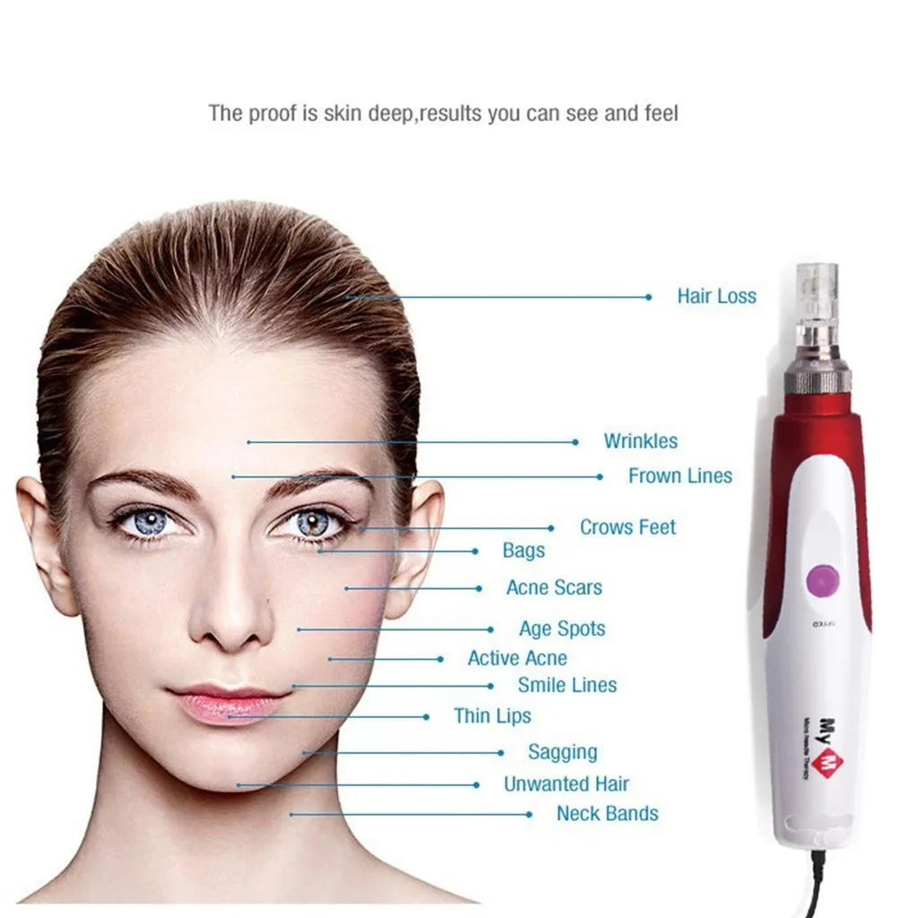 Roller Dr Pen N2 Dermapen Profesional Microneedling Herapy Ago Derma Pen Cartuccia Drag Nano Beauty Tool Kit Care della pelle casa