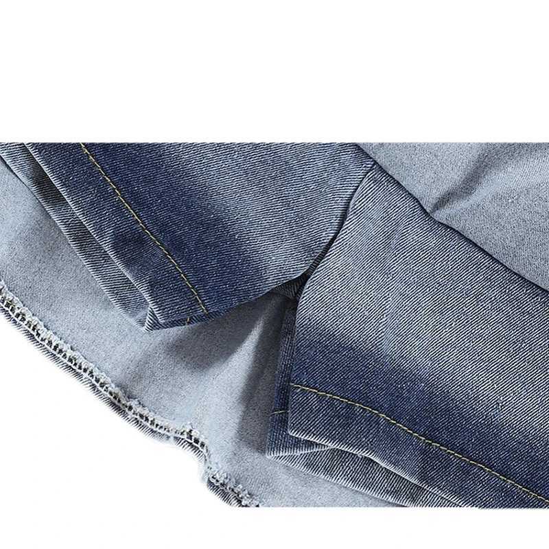 Kjolar vintage kjolar y2k koreansk stil kvinnor jean kjol blå kawaii hajuku a-line denim kjol chic casual mode sommar 2023 kläder y240420