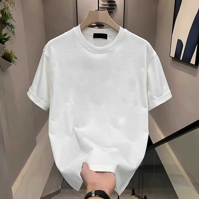 T-shirt alla moda a maniche corte estate uomo 2024 Nuovo prodotto aderente sciolto abiti da uomo oversize da 300 kg