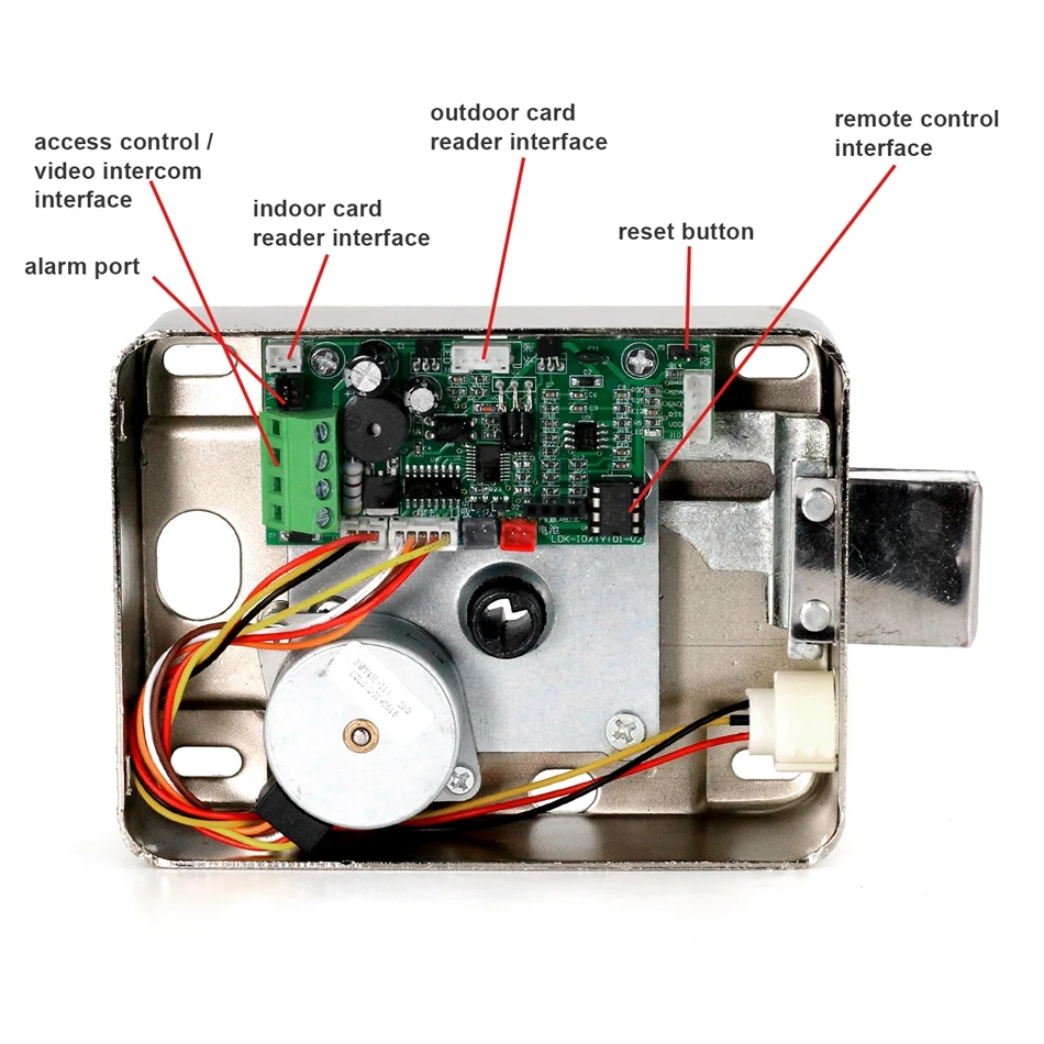 Contrôler le verrouillage électronique de Dragonsview avec la carte à puce du système de contrôle d'accès à la porte pour le téléphone de porte vidéo interphone