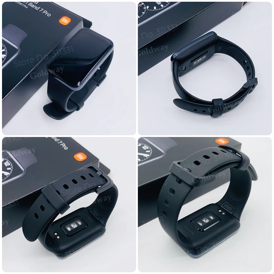 Microphones Xiaomi Mi Band 7 Pro Smart Bracelet Amoled Screen GPS Miband 7 Pro Blood Oxygen Fiess Traker Smart Smart Band