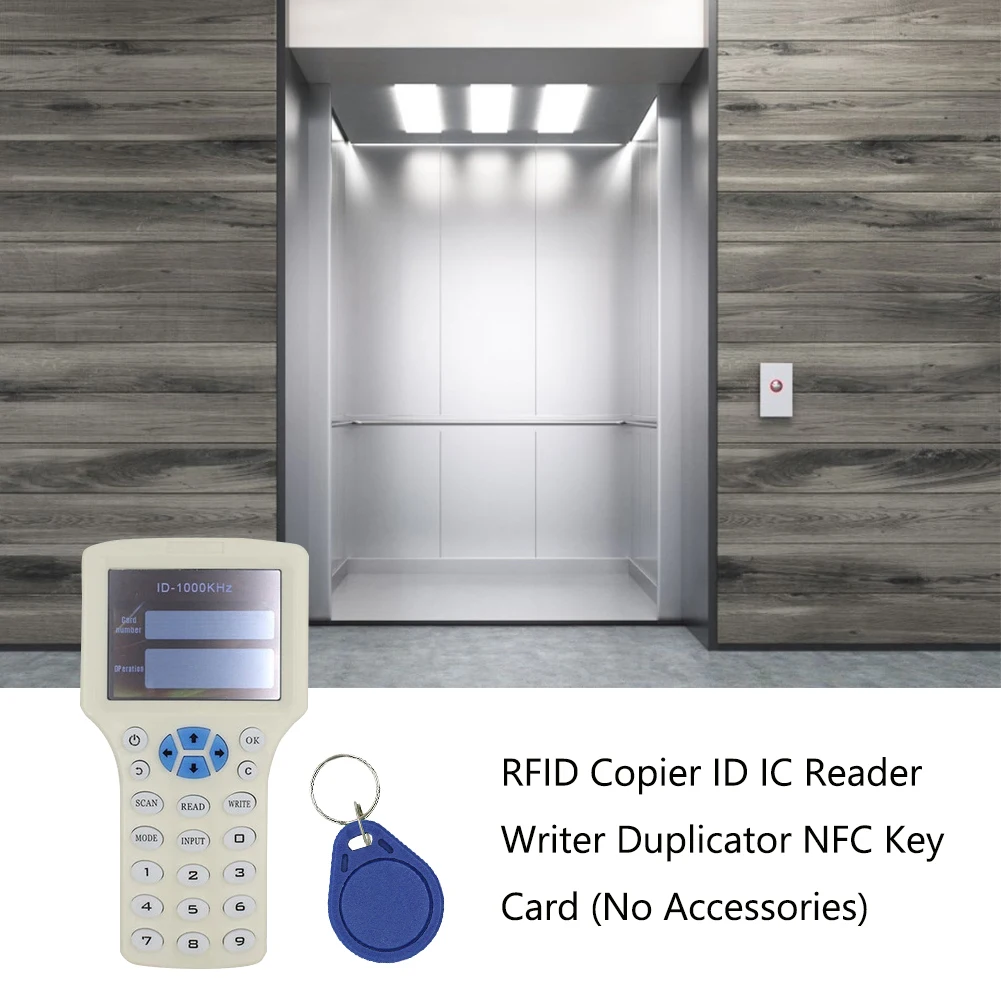 Controle RFID NFC ID ID do leitor Frequency RFID Duplicador de controle de acesso RFID clonner NFC Criptontion Carting Writer Smart Key Copiadora