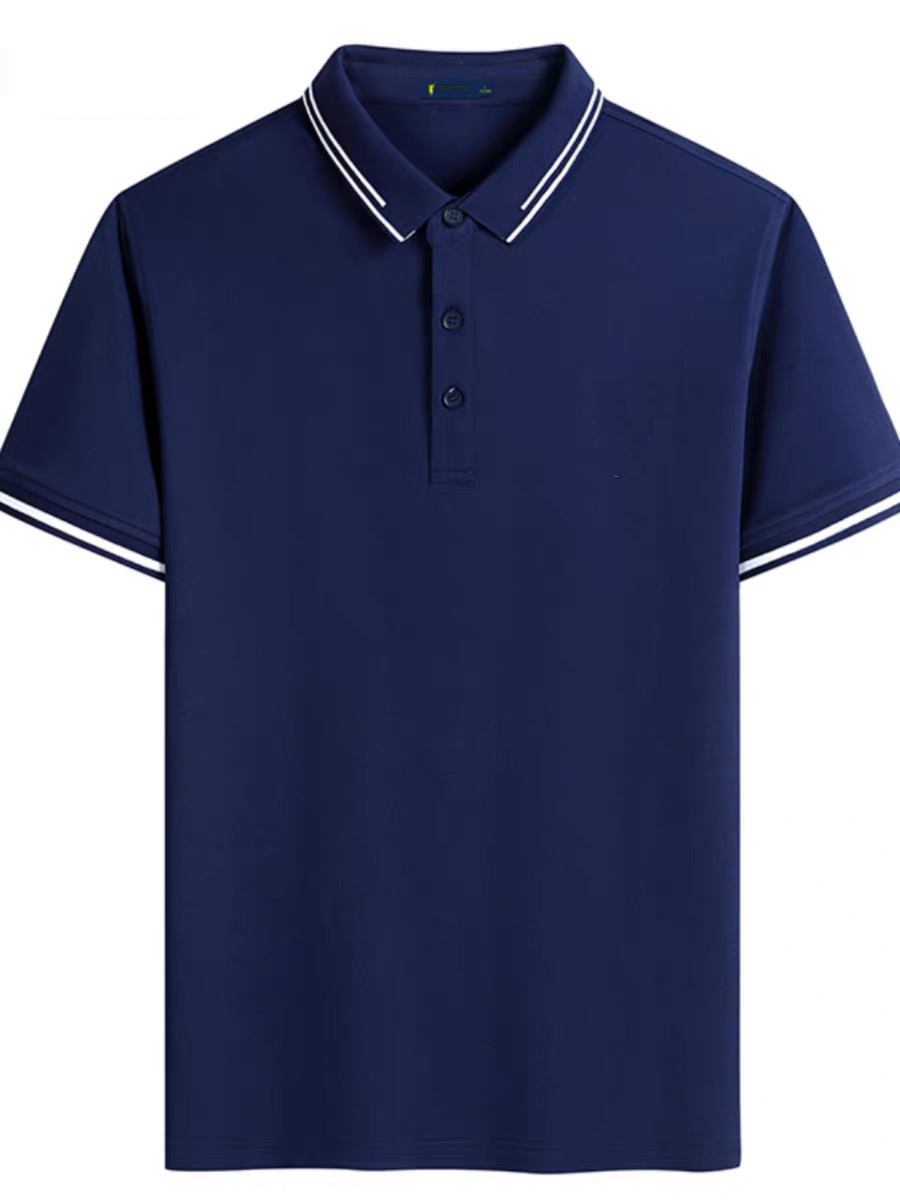 2024 Summer Fashion Designer Professional Shirt Men's Luxury Polo Shirt T-Shirt Top, broderad t-shirt T-shirt Hög lapel, storlek S-4XL