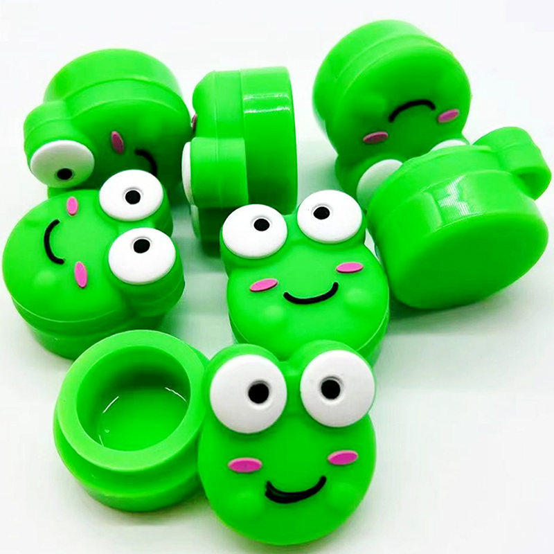 Padrões de desenhos animados Recipientes antiaderentes Bolsa de silicone Bolsa de 5 ml Jarros de contêiner DAB DAB FERRAMENTO JARA ACESSÓRIOS DE ÓLEO DE JARA