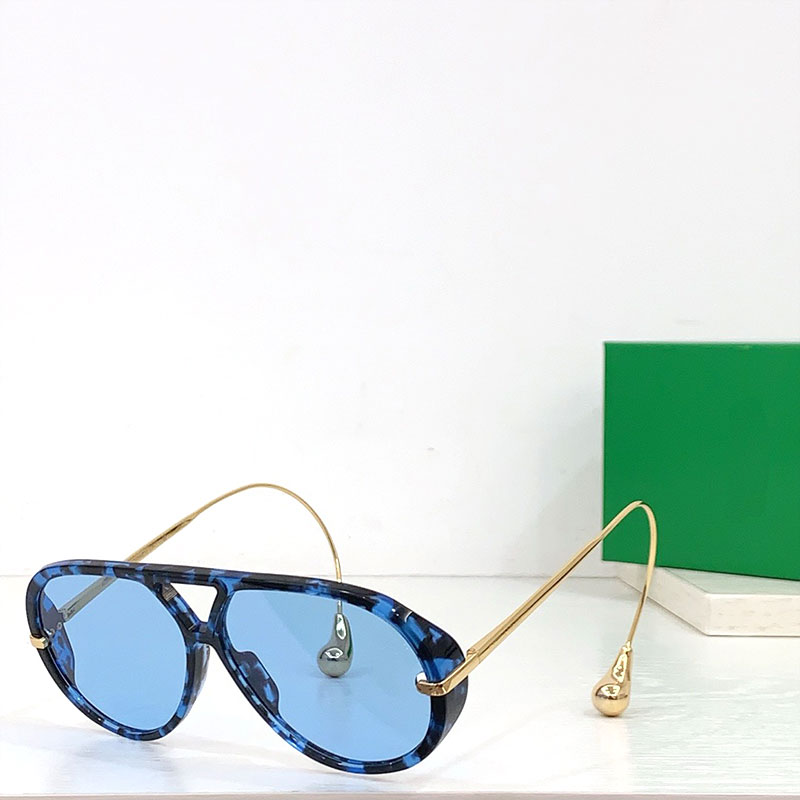 Des lunettes de soleil de créateur de mode Hommes et femmes conçus par le créateur de mode BV1273S Texture complète Super Good UV400 rétro Full Frame Sunglasses avec des lunettes